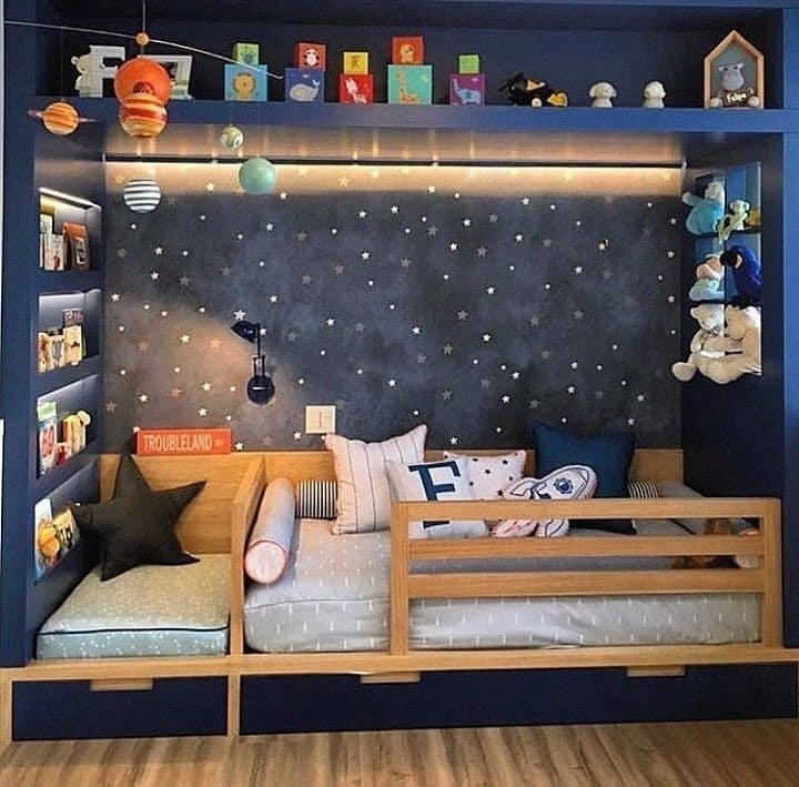 8. Celestial Kids’ Corner - little bedroom ideas