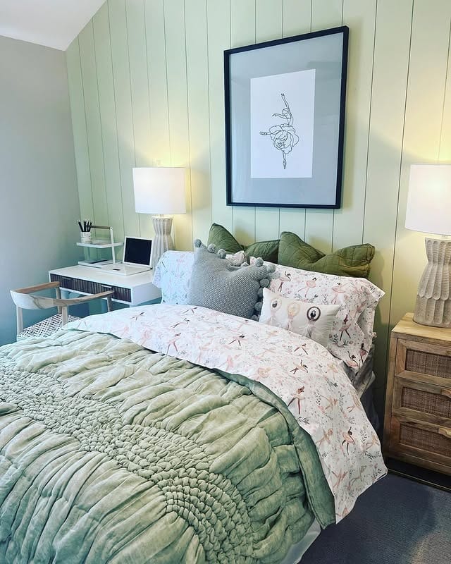 14. Fresh Mint Retreat - little bedroom ideas