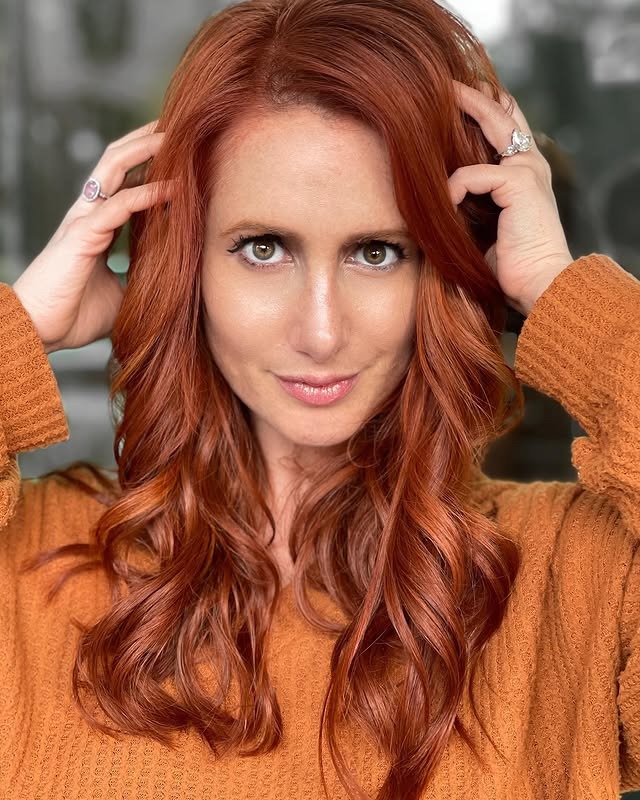 2. Classic Fiery Copper Layers - Ginger Hair Color