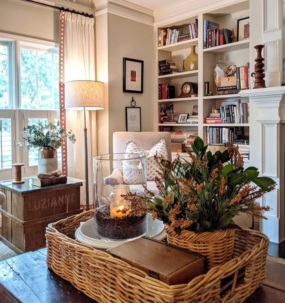 18. Timeless Comfort with Warm Neutrals - fall living room decor ideas