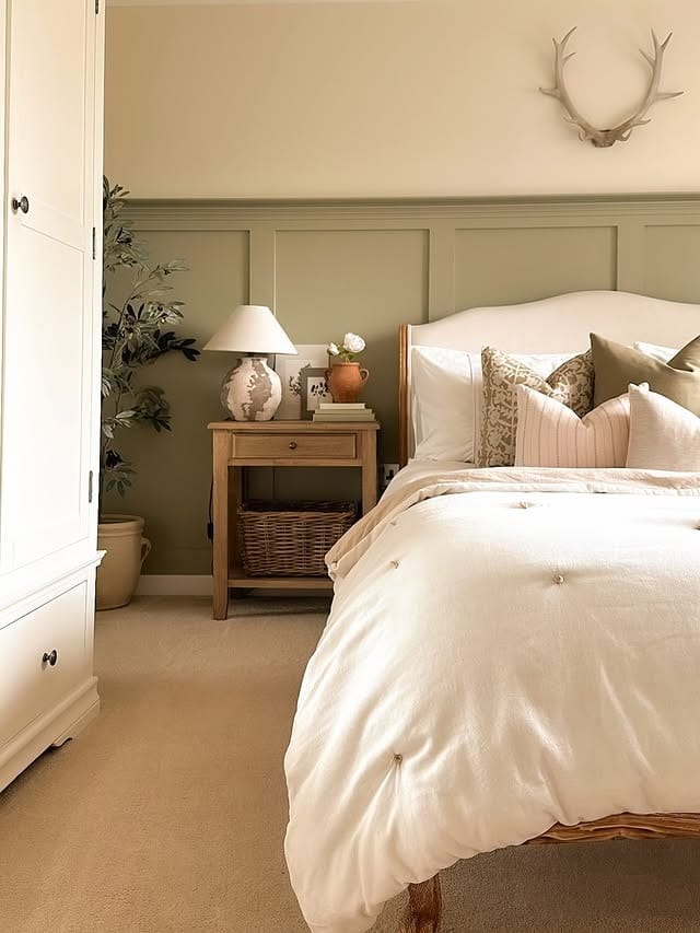 3. Modern Cottage Charm - teal and white bedroom ideas