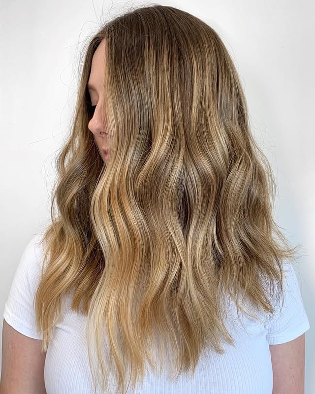 1. Soft Honey Waves with Natural Dimension - Honey Blonde Hair Color