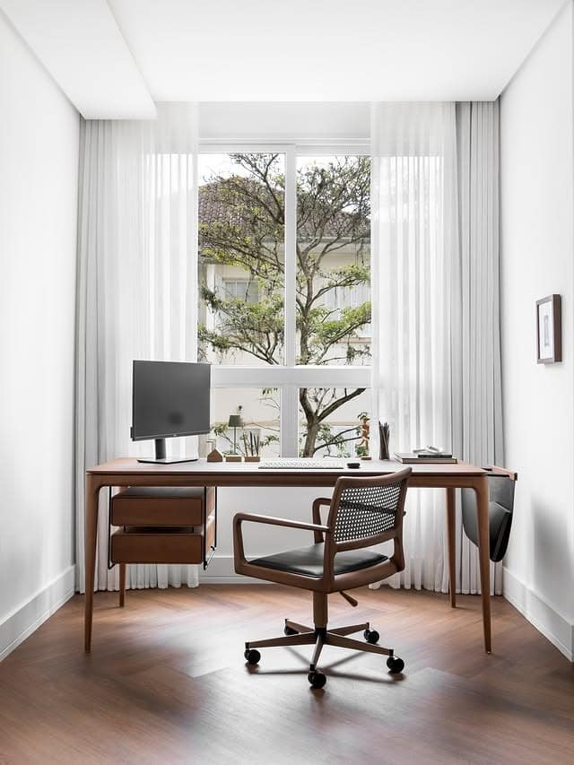 3. Scandinavian-Inspired Simplicity - simple office ideas