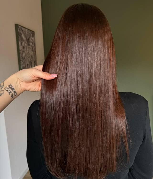 16. Silky Cinnamon Brown - Brown Hair Color