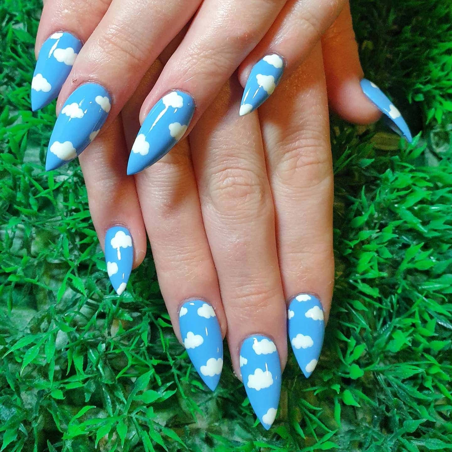 6. Periwinkle Cloud Fantasy - periwinkle nail ideas