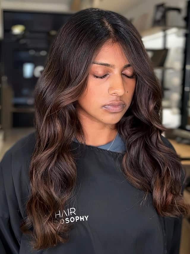 7. Espresso Chocolate Elegance - Chocolate Brown Hair Color