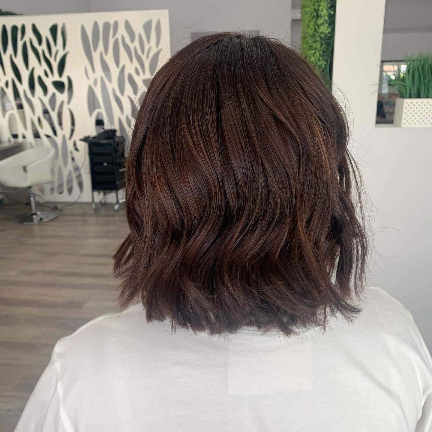 10. Short Mocha Wave Cut - Chocolate Brown Hair Color