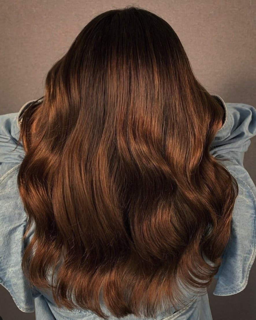 18. Amber Chocolate Reflection - Chocolate Brown Hair Color