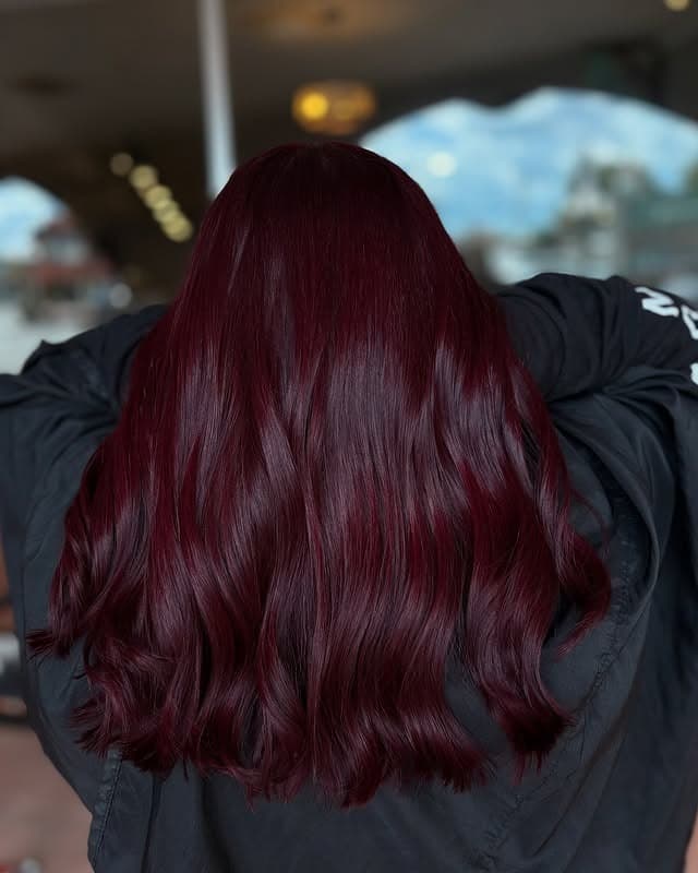 12. Classic Wine Gloss - Wine Hair Color