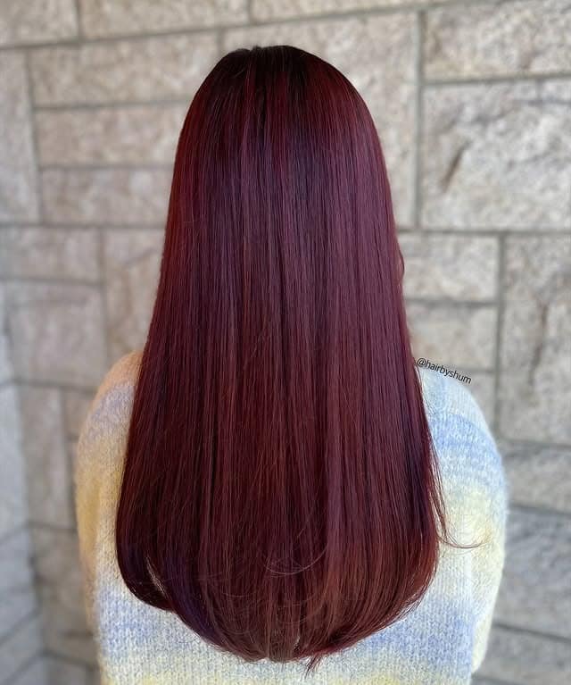 17. Wine Velvet Finish - Wine Hair Color