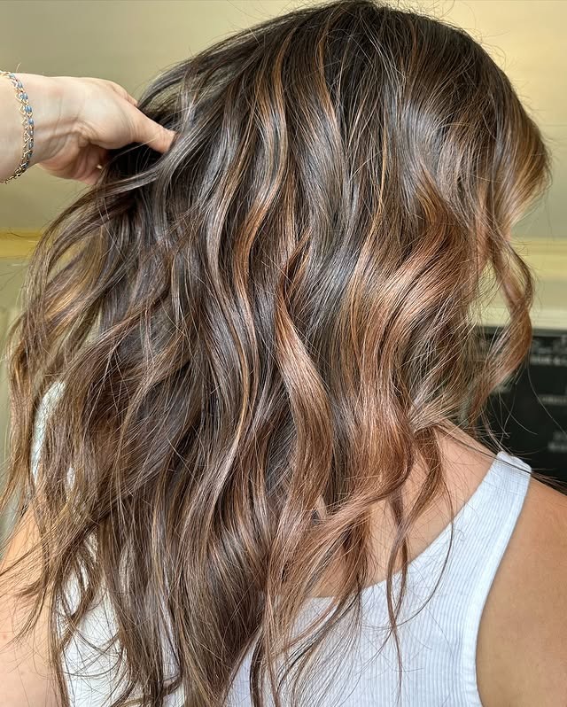 10. Toffee Mocha Balayage Curls - Summer Hair Color