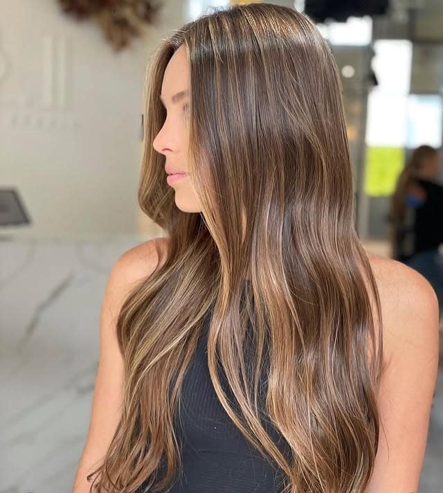 15. Espresso Gloss with Soft Luminous Ends - Summer Hair Color