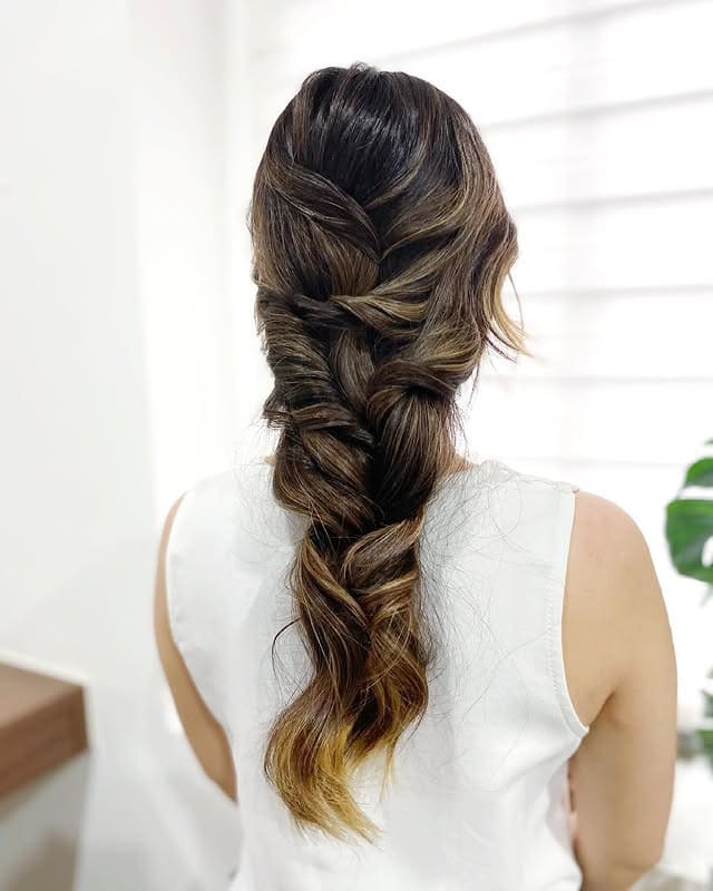 12. Twisted Chestnut Braid - Long Hairstyles for Women
