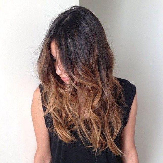 18. Bronzed Ombre Waves - Long Hairstyles for Women