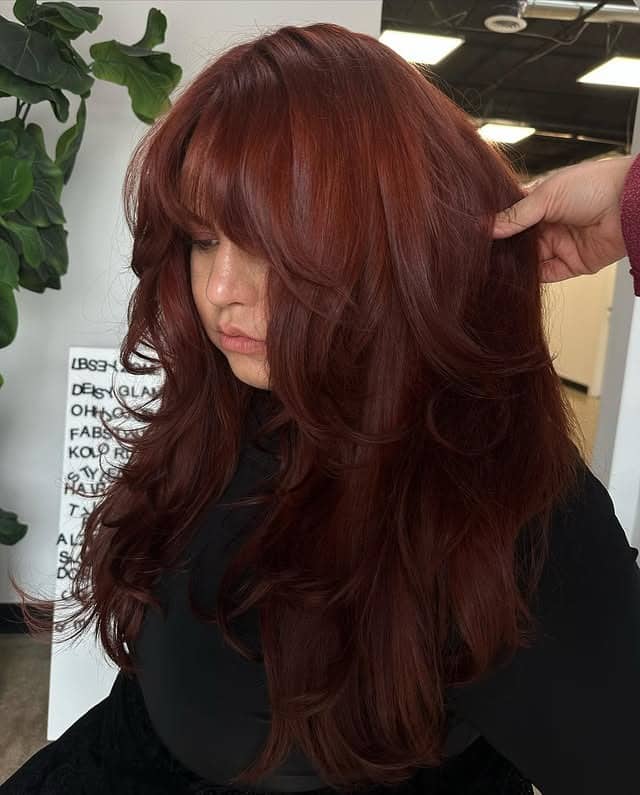 14. Cinnamon Auburn Volume - Red Brown Hair Color