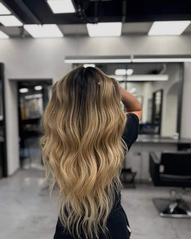 2. Root Melt Blonde with Golden Gradient - Honey Blonde Hair with Highlights