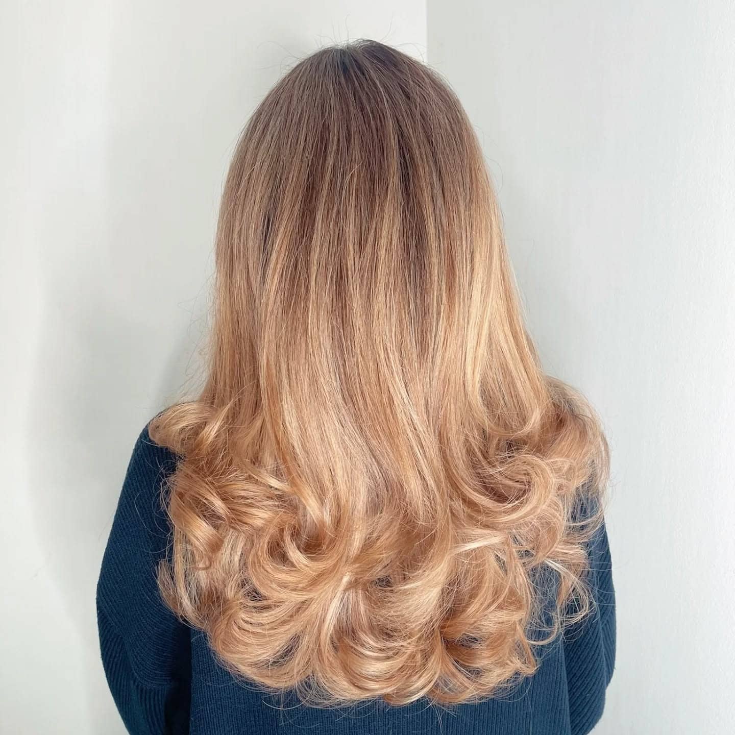 22. Golden Honey Volume with Soft Curls - Honey Blonde Hair with Highlights