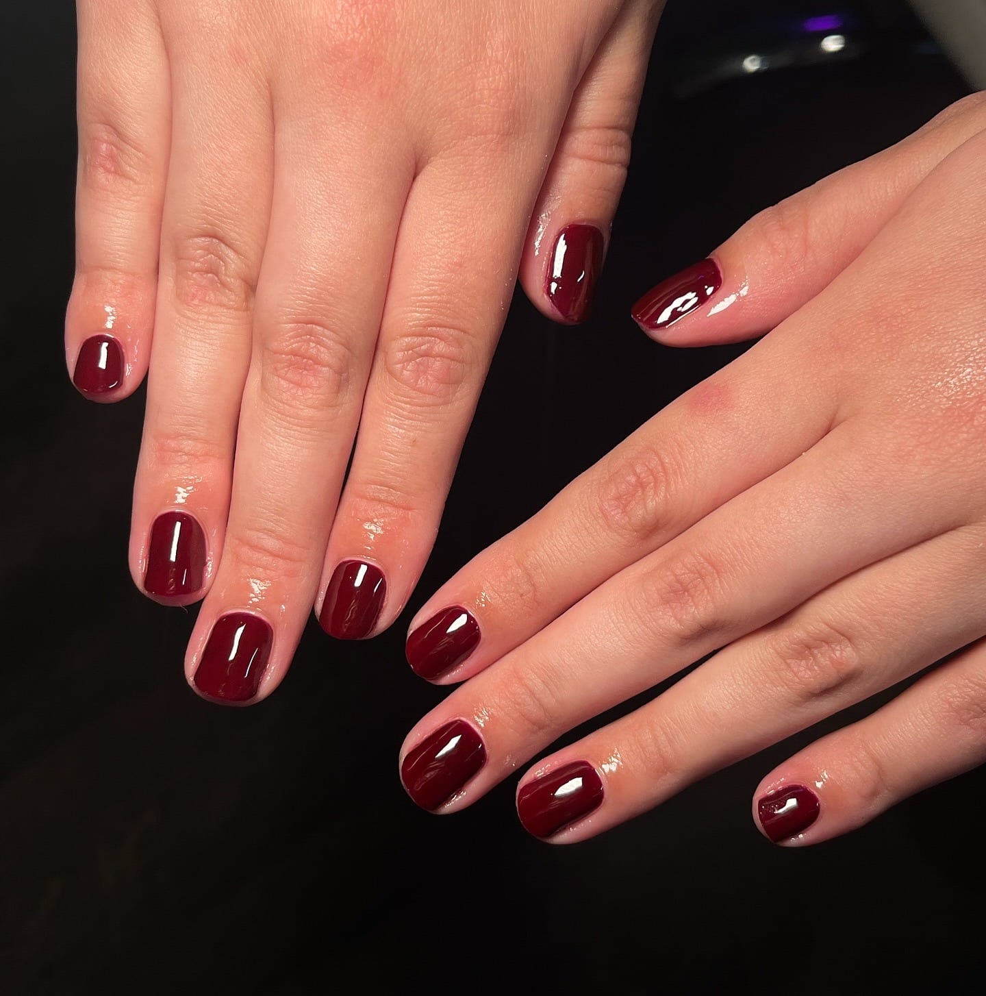 20. Classic Wine Sophistication - plum nail ideas