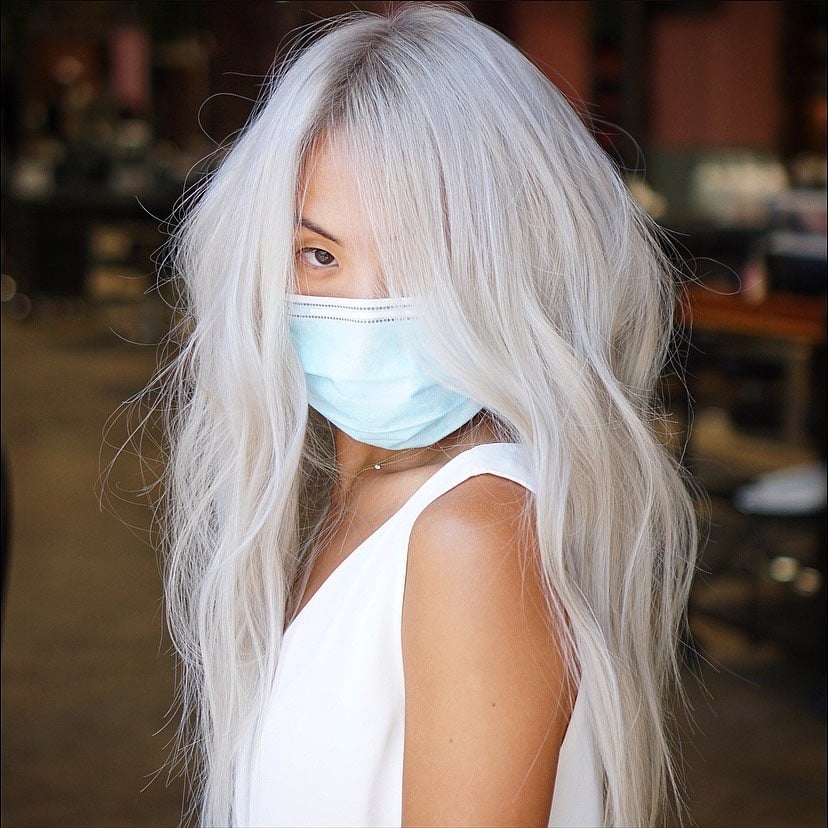 13. Feathered Arctic Platinum Layers - Platinum Hair Color