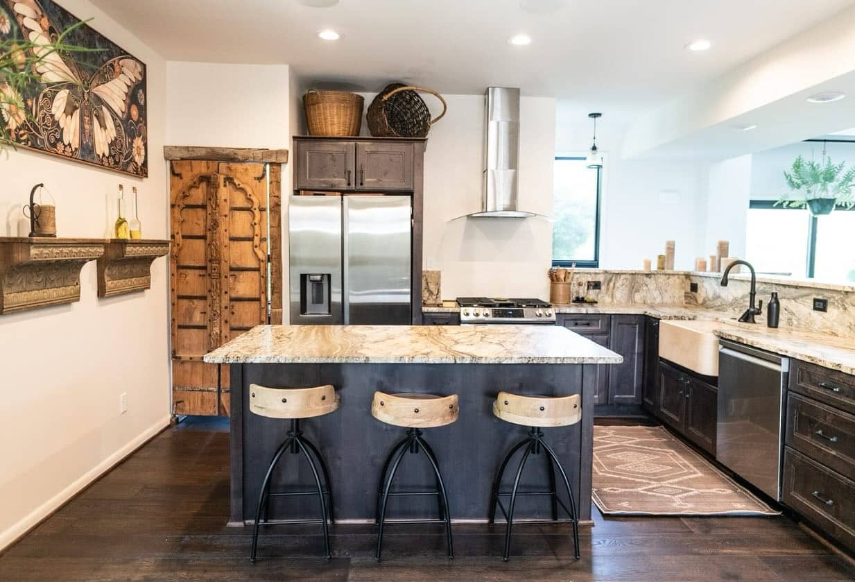 5. Rustic Luxe Retreat - kitchen centerpiece ideas