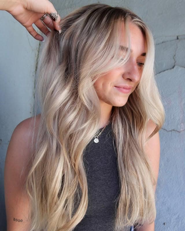 9. Natural Pearl Blonde Layers - Long Blonde Hair