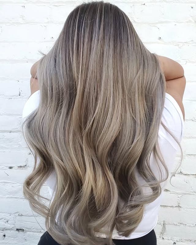 11. Buttery Ash Balayage with Seamless Blend - Ash Blonde Balayage