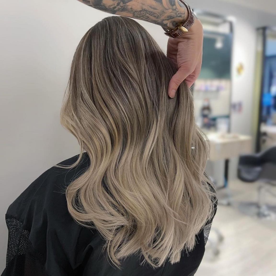 14. Soft Rooted Ash Beige Balayage - Ash Blonde Balayage