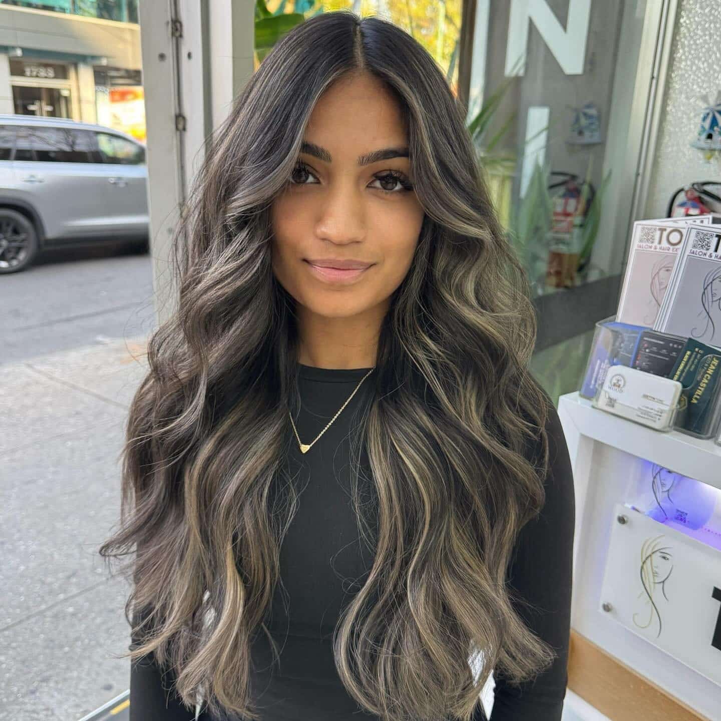 18. Shadowed Ash Balayage with Face-Framing Contrast - Ash Blonde Balayage