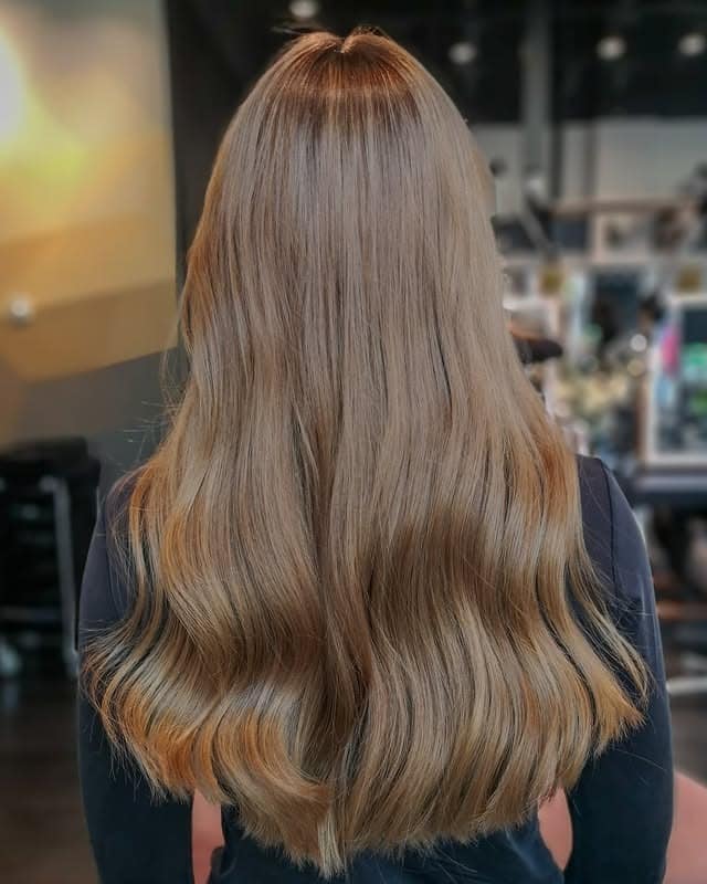 7. Classic Satin Dark Blonde Flow - Dark Blonde Hair Color