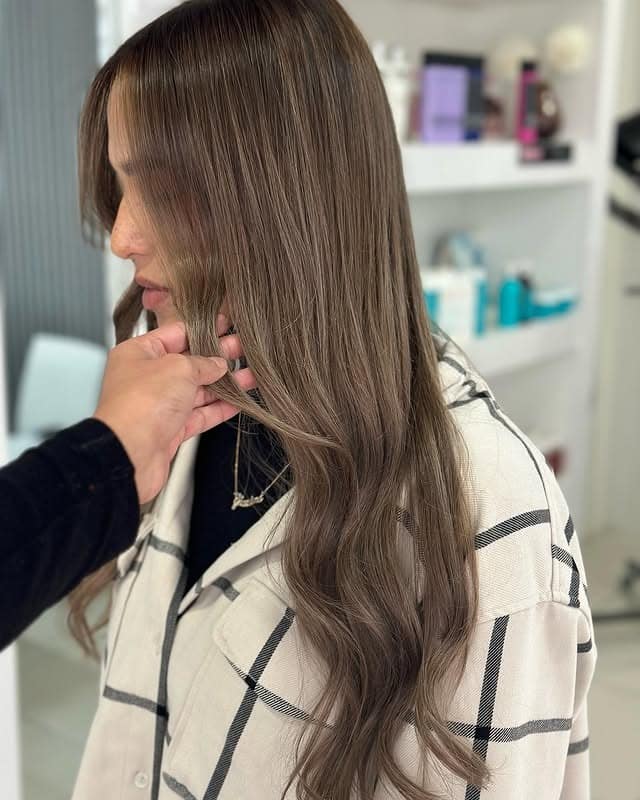 12. Ash Mocha Dark Blonde Layers - Dark Blonde Hair Color