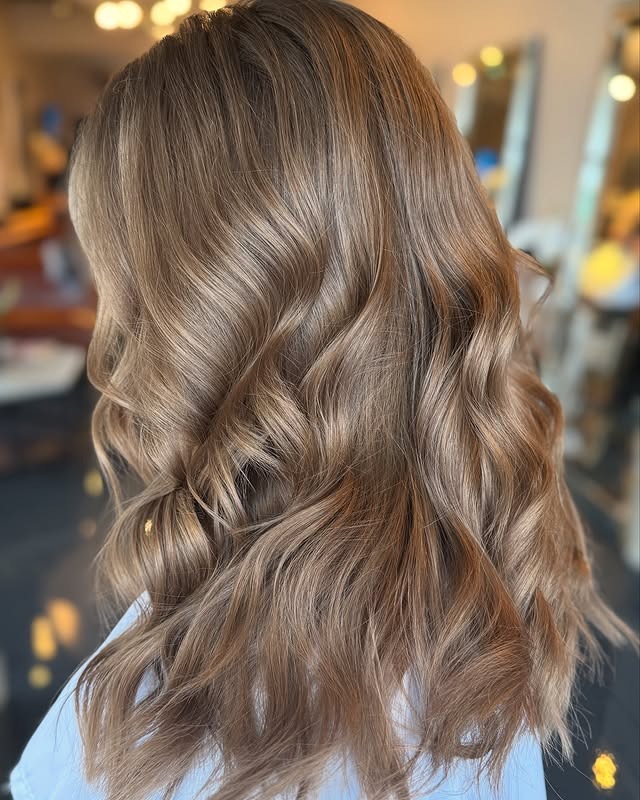 18. Soft Sandy Dark Blonde Curls - Dark Blonde Hair Color