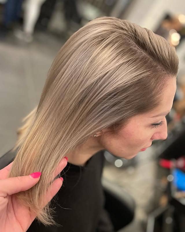 19. Mushroom Beige Dark Blonde Shine - Dark Blonde Hair Color