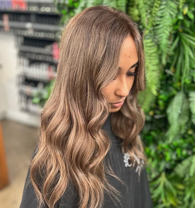 21. Mink Dark Blonde Waves - Dark Blonde Hair Color