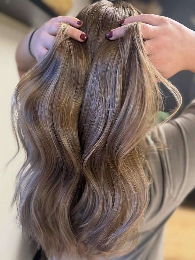 6. Mushroom Blonde Elegance - Fall Hairstyles