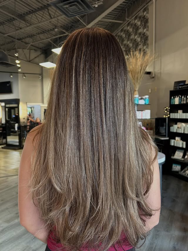 12. Ash Mocha Layered Shine - Fall Hairstyles