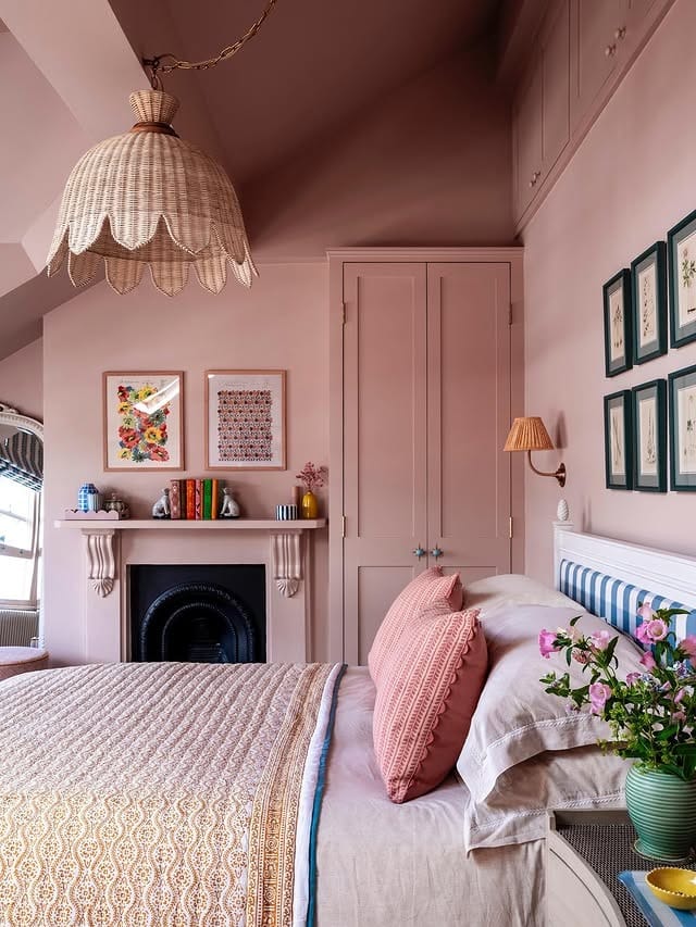 14. Rosy Heritage Charm - bedroom ideas for women