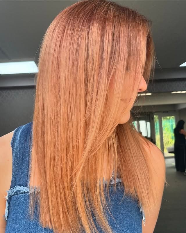 1. Golden Strawberry Sleek Shine - Strawberry Blonde Hair Color