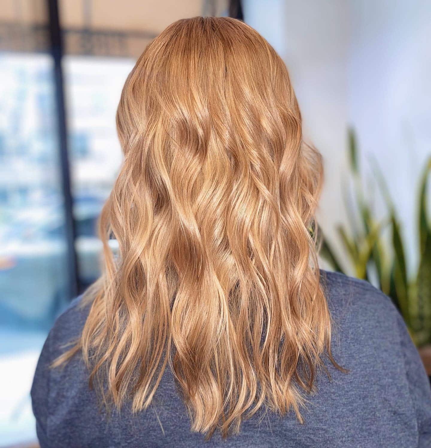 10. Luminous Wavy Strawberry Blonde - Strawberry Blonde Hair Color