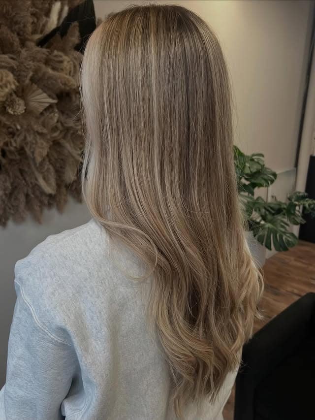 1. Soft Beige Balayage with Dimensional Layers - Blonde Highlights Hair Color