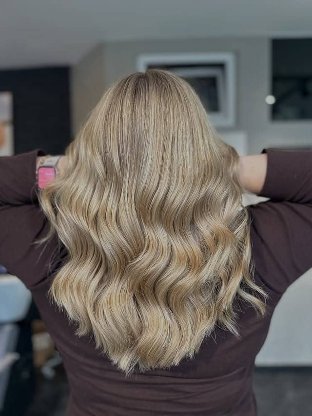 7. Warm Honey Blonde with Gloss Finish - Blonde Highlights Hair Color