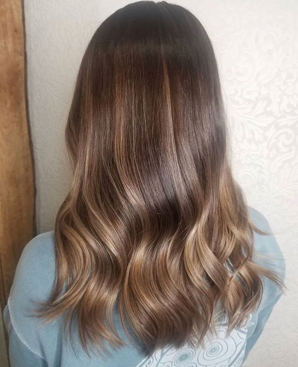 19. Ash Brown Balayage with Soft Dimension - Medium Brown Hair Color