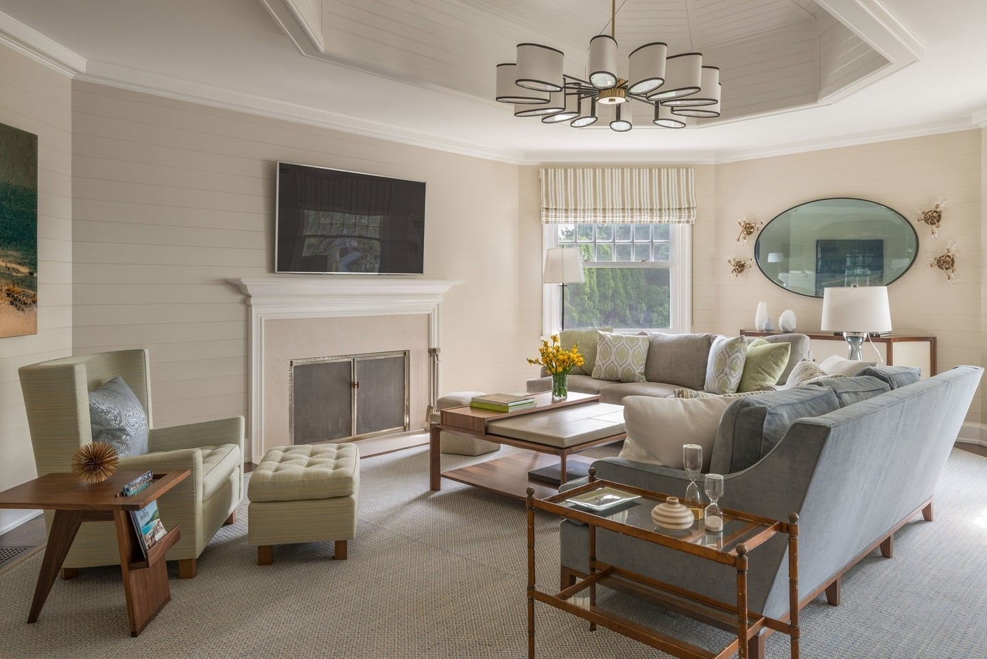 2. Classic Coastal Retreat - beachy living room ideas