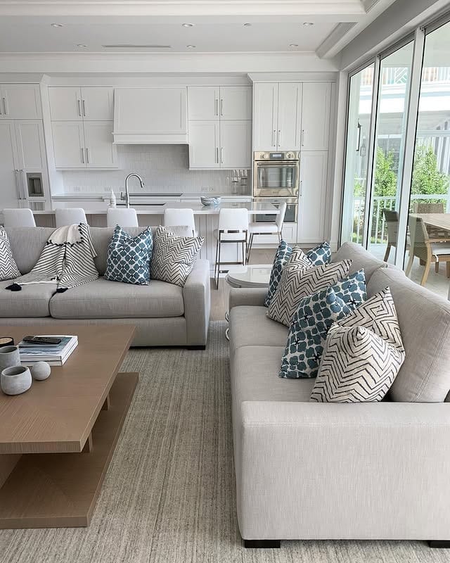 5. Seaside Sophistication - beachy living room ideas