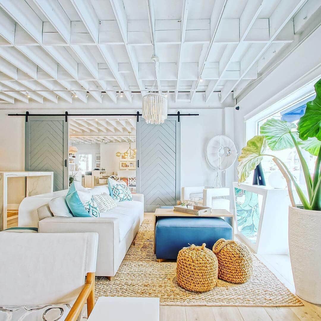 9. Light and Breezy Coastal Loft - beachy living room ideas