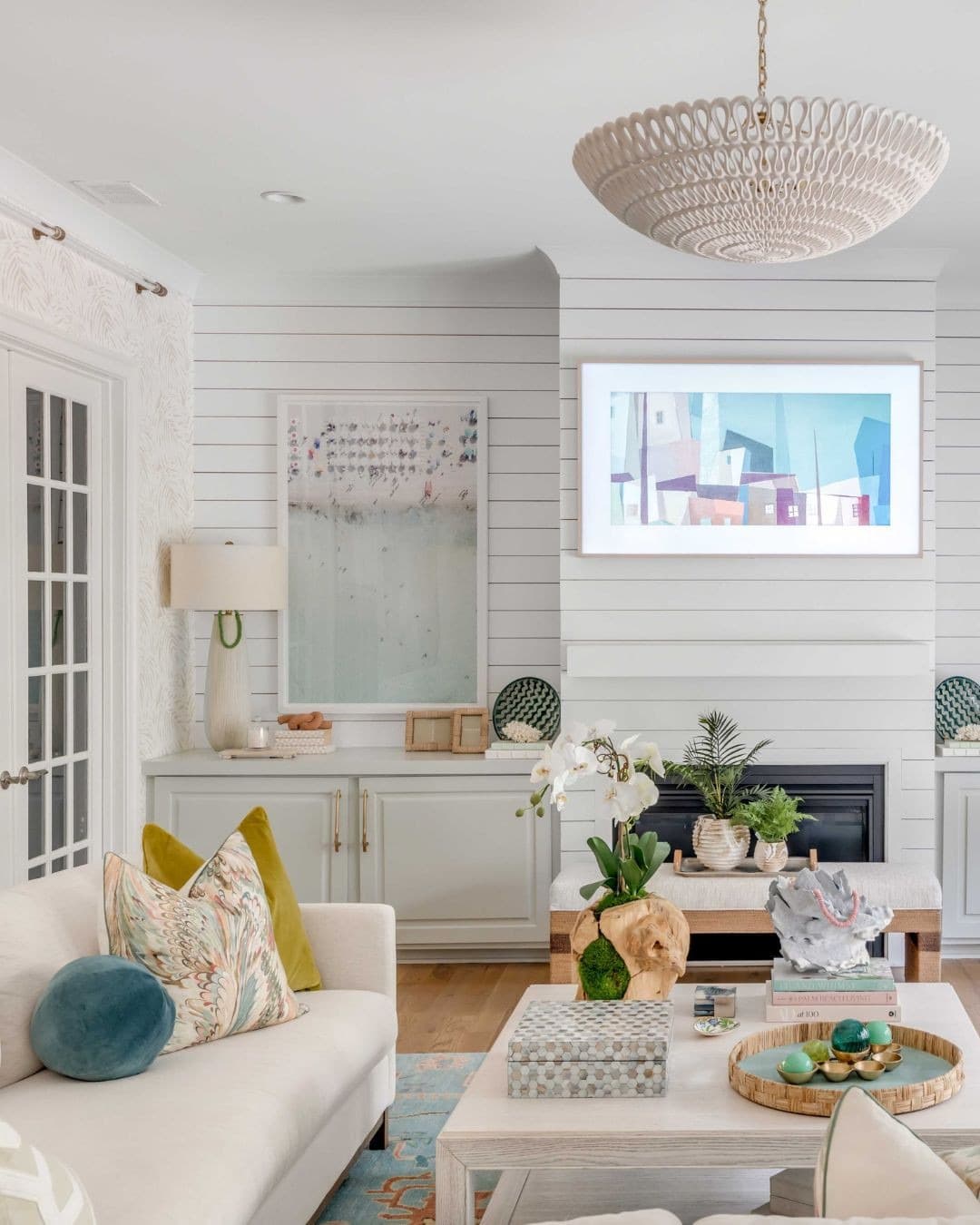 13. Refined Coastal Layers - beachy living room ideas