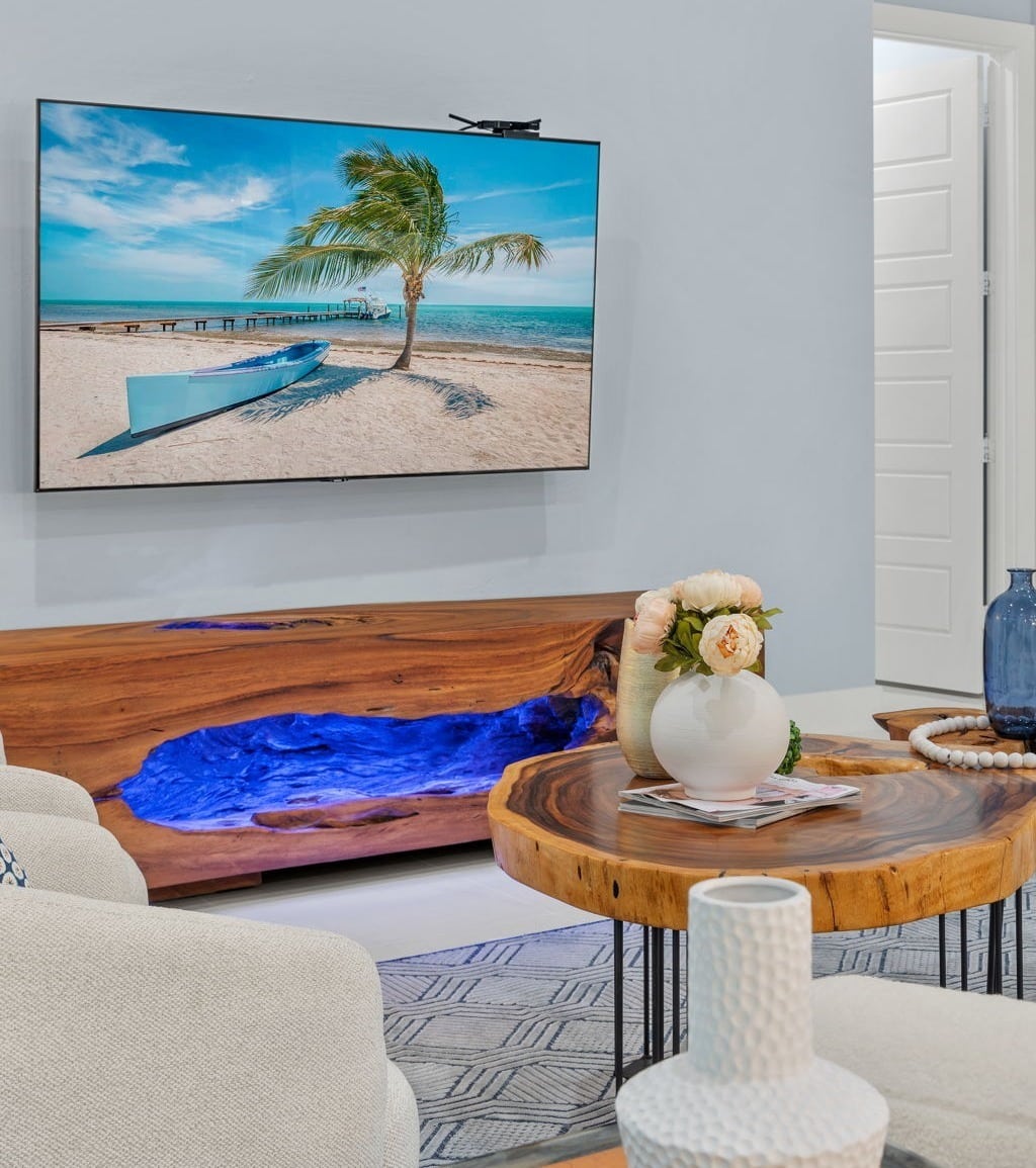 16. Coastal Glow Retreat - beachy living room ideas