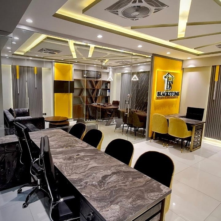 2. Modern Radiance - yellow office ideas