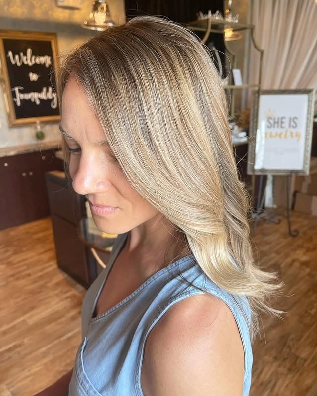 1. Soft Sandy Blonde with Face-Framing Layers - Sandy Blonde Hair Color