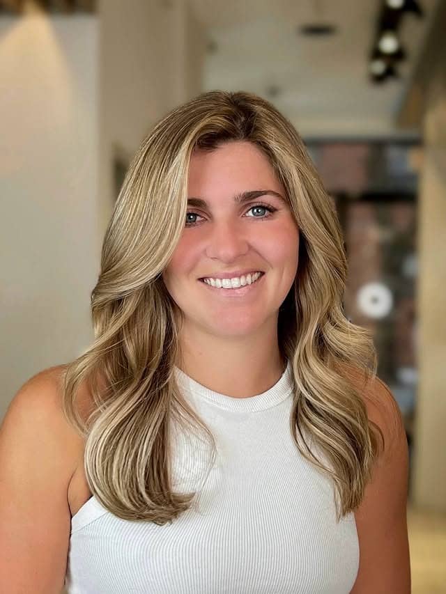 15. Soft Sandy Blonde with Contoured Mid-Length Layers - Sandy Blonde Hair Color