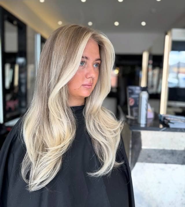 11. Long Dark Blonde Layers with Soft Front-Lighting - Dark Blonde Hair Color with Highlights